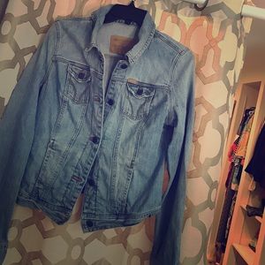 Hollister jean jacket worn once