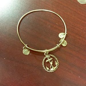 Alex & Ani anchor silver bracelet
