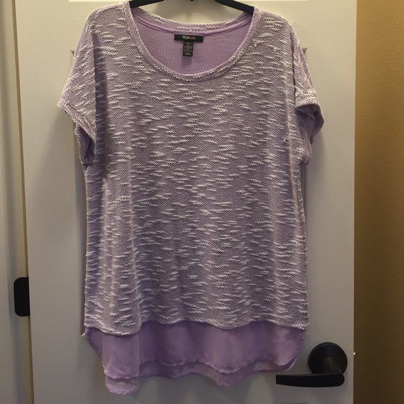 Style&co purple stylish top