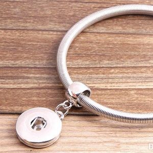 2 Snap Button Charms Bracelets Bundle