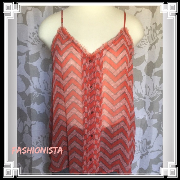 Arizona Jean Company Tops - Arizona Chevron Print Top