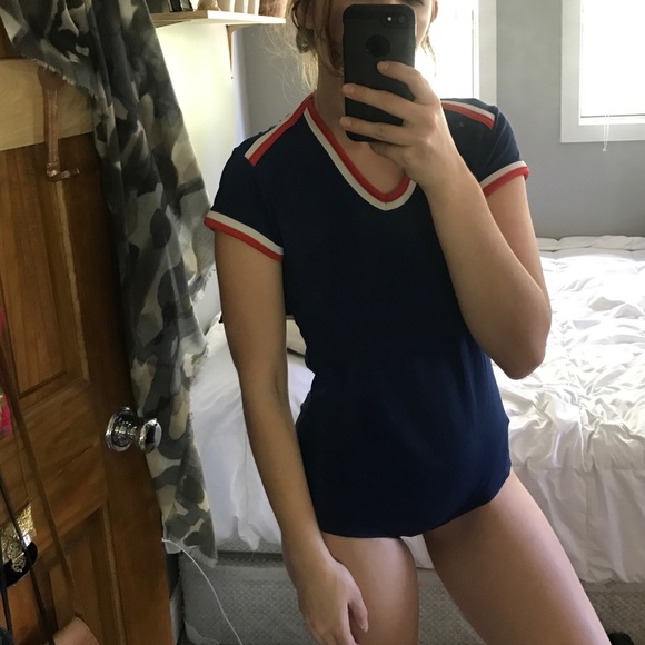 Vintage nautical bodysuit!