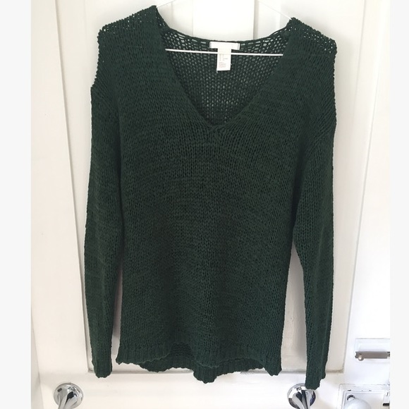 H&M Sweaters - H&M green knit sweater