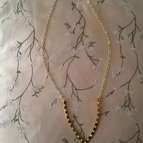NWOT Rebecca Minkoff Gold Necklace - Picture 1 of 3