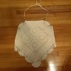 Open-back Crochet Top