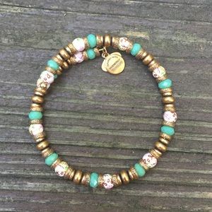 Alex + Ani Vintage 66 beaded bangle