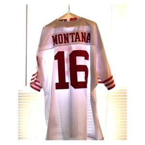 Throwbacks 1989 Joe Montana SF 49ers #16 Jersey