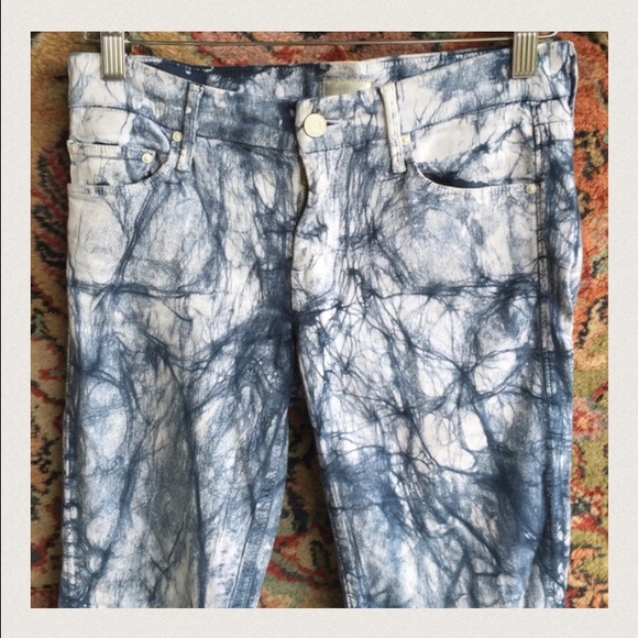 Anthro Mother Looker Jeans The Blue Eyed Devil - Picture 4 of 4