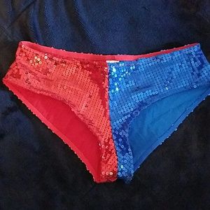 Harley quinn sequin shorts