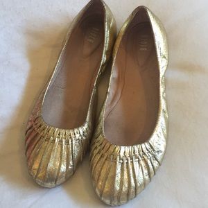 BLOCH Gold leather flats. Super soft gently worn