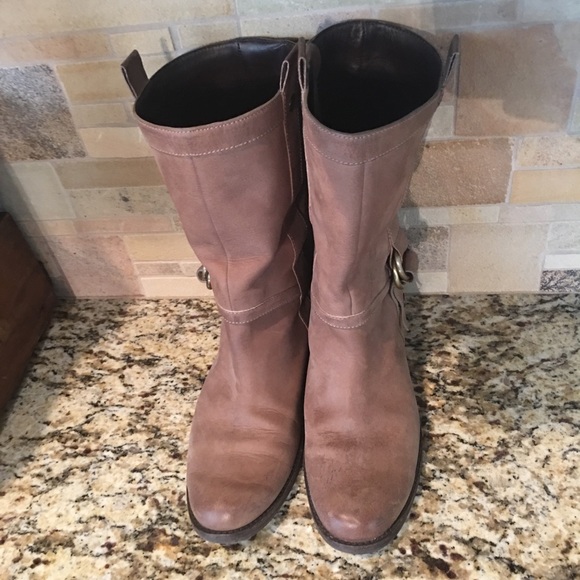 Cole Haan Air Liberty Short Flat Leather Boot - Picture 4 of 5