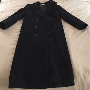 Black overcoat