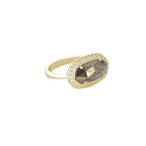 Kendra Scott Emmaline Pyrite ring size 6