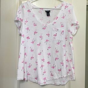 Torrid flamingo tee