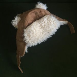 Faux fur/shearling lil' loves winter hat.