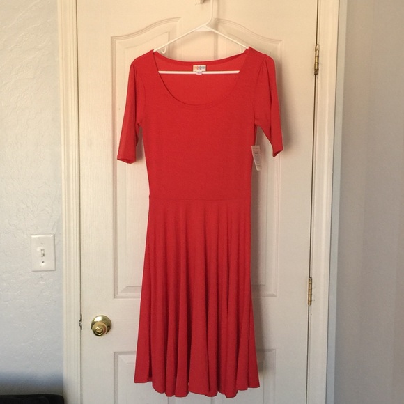 Lularoe Red Nicole Small