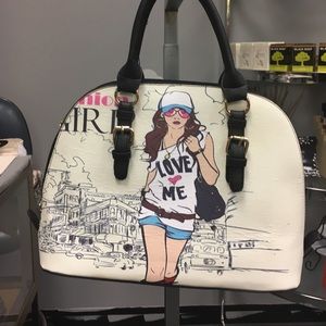 "Love you girl" Fashion Satchel