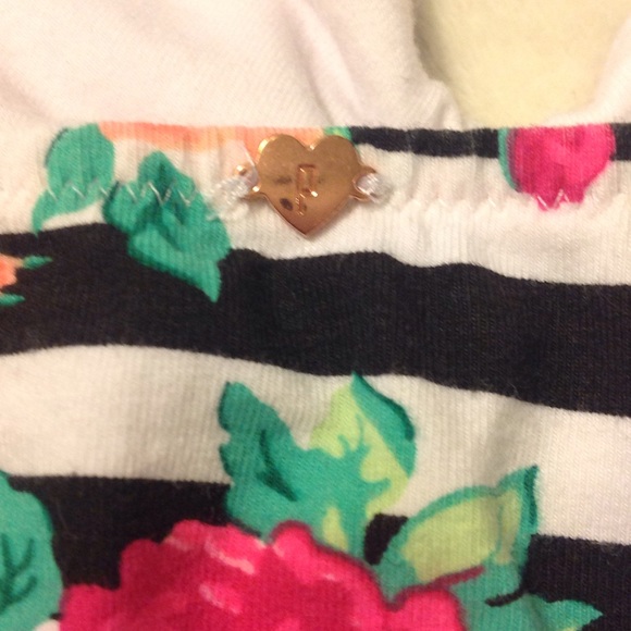 Victoria's Secret Striped & Flower Bandeau. Size L - Picture 4 of 4