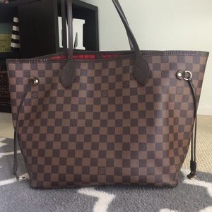Authentic Louis Vuitton Neverfull MM Damier Tote