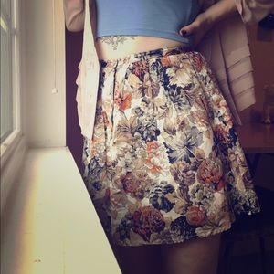 Forever 21 Floral Mini-Skirt