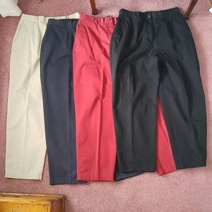 Cotton blend pants