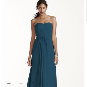 Wine bridesmaids dress