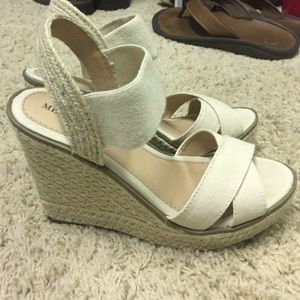 Cute wedges! Size 7. Worn once.