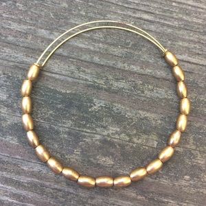 Alex + Ani gold beaded bangle