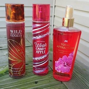 Victorias secret 3 piece lot body sprays