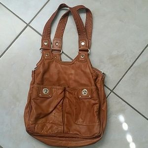 Marc by Marc Jacobs Turnlock Teri Camel Tote