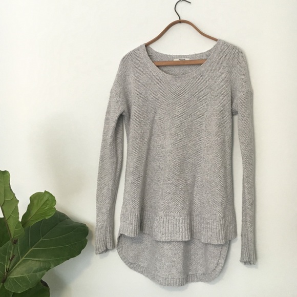 Madewell Sweaters - Grey, Long-sleeve, Madewell sweater
