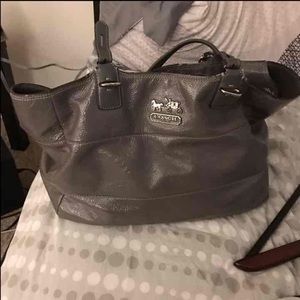 Silver Coach bag AUTHENTIC