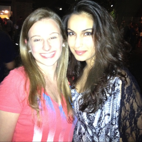 Snake print / lace cold shoulder blouse - Picture 3 of 4