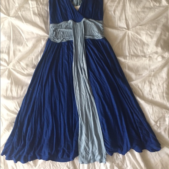 Anthropologie Royal Blue 'Deletta' Midi Dress
