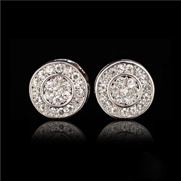 πHPπ 5 β rated Men silver / gold plated earrings - Picture 2 of 2