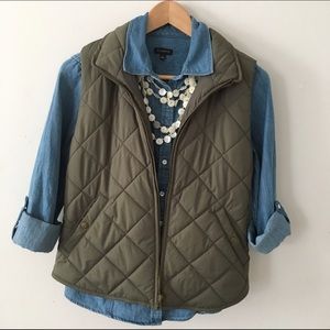 Chambray button down shirt