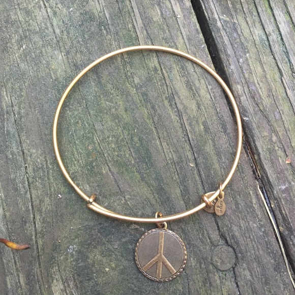 Alex + Ani original Peace Sign bangle