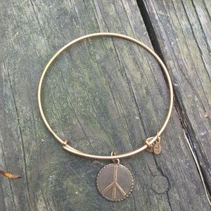 Alex + Ani original Peace Sign bangle
