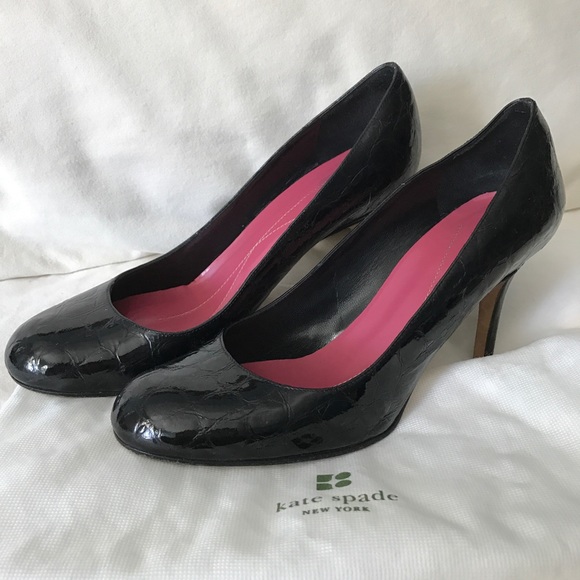 Kate Spade Karolina patent croc pumps size 8.5