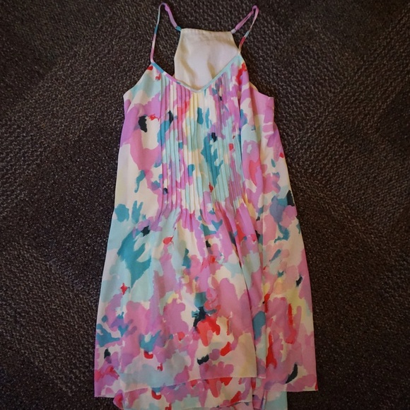 Flower print sheath dress