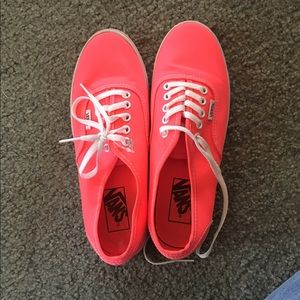 Vans Shoes - neon coral Vans Vans Shoes - neon coral Vans