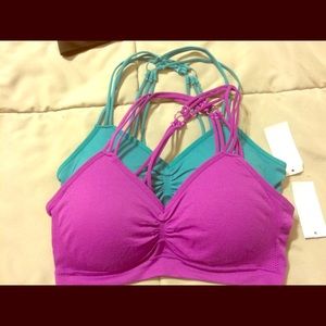 Joe boxer sports bra one size fits all lot of 2