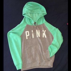 VS PINK zip up hoodie