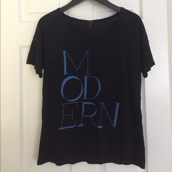 J. Crew - Navy Modern Graphic Tee - Picture 3 of 4