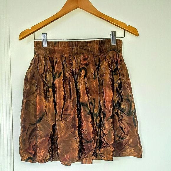 Uniquely patterned gold skirt-Broadway costume