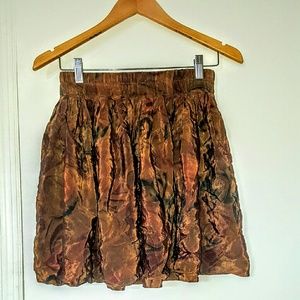 Uniquely patterned gold skirt-Broadway costume