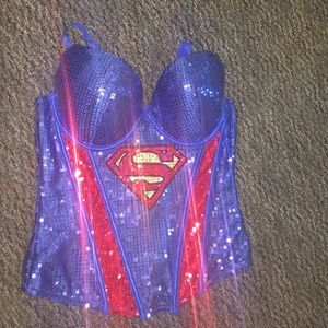 Superman Corset Halloween Costume