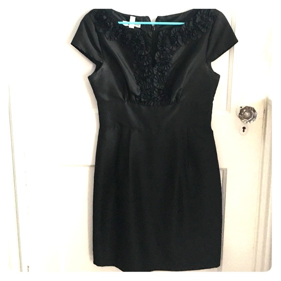 Black a line dress