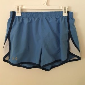 Under Armour blue running shorts
