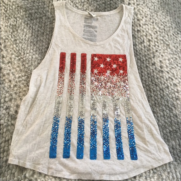 VS Pink Patriotic Muscle Tee